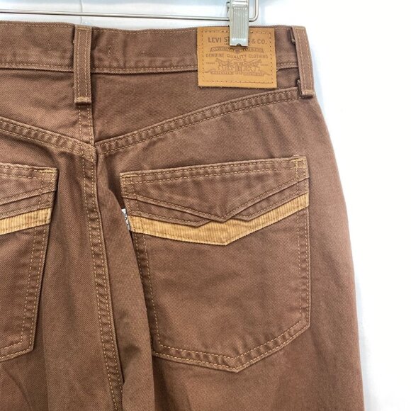 Levi's Women's 70's Movin' On High Rise Flare Jean Dark Brown Size 31 x 32 - Picture 5 of 13